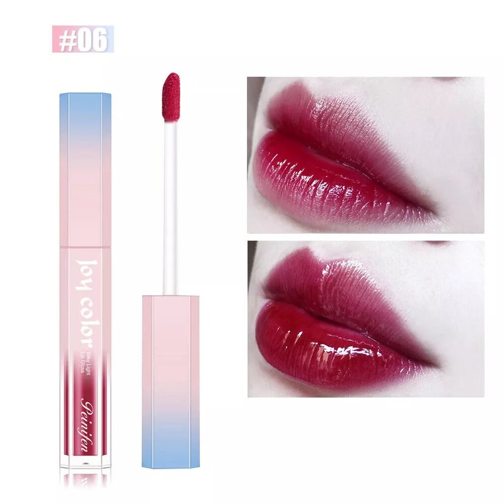 Cute RED Tube Mouth Lipstick Not Easy Sweet Velvet Easy Wear Long-lasting Nature